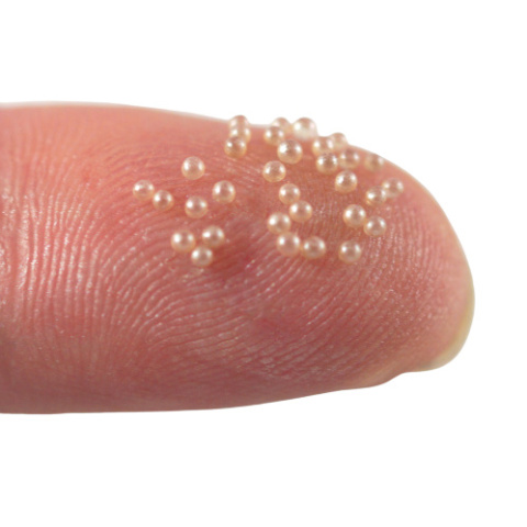 MIKROKULKI METALIZOWANE ECRU 5g