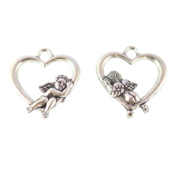 ZAWIESZKA SERCE Z ANIOŁKIEM