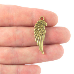 ZAWIESZKA SKRZYDŁO ANIOŁA STARE ZŁOTO
