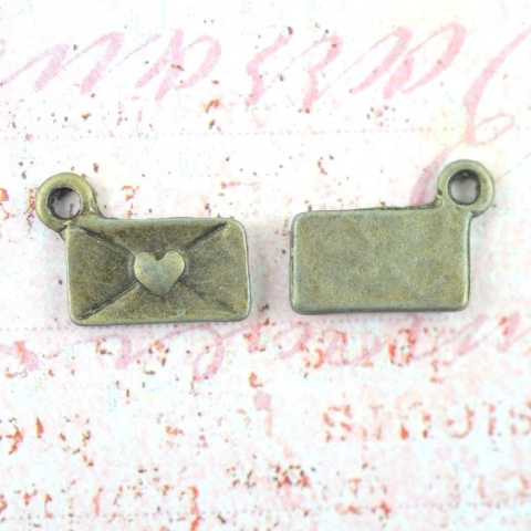 ZAWIESZKA KOPERTA Z SERDUSZKIEM 2 szt.