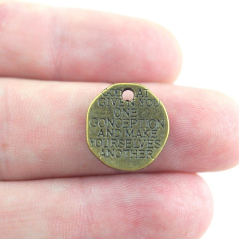 ZAWIESZKA Z NAPISAMI 2 szt.