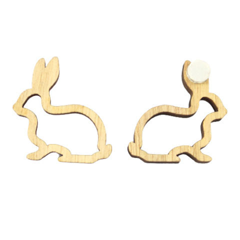 DREWNIANA OZDOBA AŻUROWA ZAJĄC