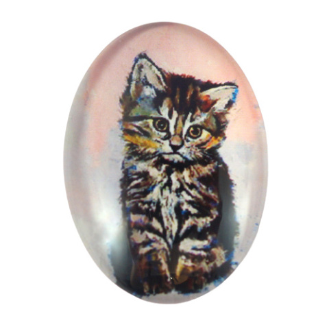 KABOSZON SZKLANY OWALNY13X18mm