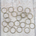 KÓŁKO MONTAŻOWE STARE ZŁOTO 8 mm 20szt