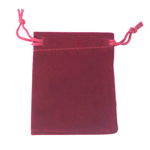 WORECZEK WELUROWY WIŚNIOWY 9x7cm.