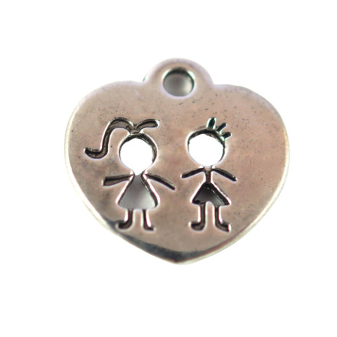 ZAWIESZKA METALOWA SERCE