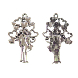 ZAWIESZKA SREBRNA ZAKOCHANA PARA