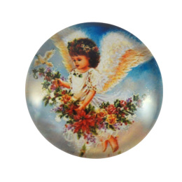 KABOSZON SZKLANY ANIOŁ 25 mm