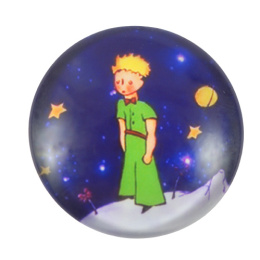 KABOSZON SZKLANY MAŁY KSIĄŻE 25 mm.