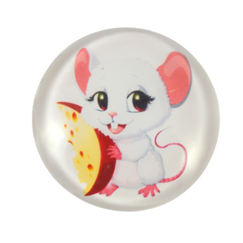 KABOSZON SZKLANY MYSZKA 20 mm.