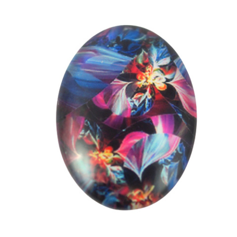 KABOSZON SZKLANY OWALNY 18x25 mm.