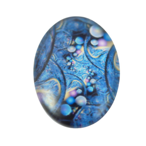 KABOSZON SZKLANY OWALNY 13x18 mm.