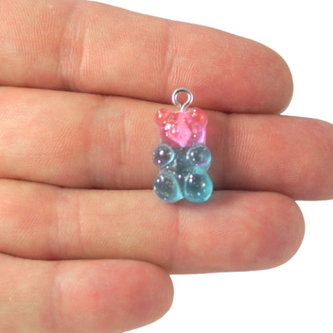 ZAWIESZKA MIŚ CZERWONO NIEBIESKI BROKAT