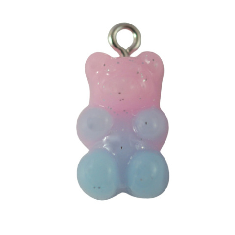 ZAWIESZKA MIŚ RÓŻOWO NIEBIESKA BROKAT