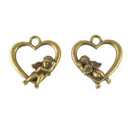 ZAWIESZKA SERCE Z ANIOŁKIEM