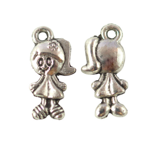 ZAWIESZKA SREBRNA DZIEWCZYNKA