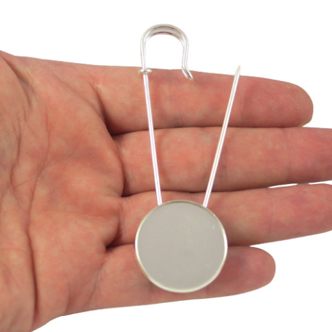 BAZA BROSZKI AGRAFKA NA KABOSZON 25 mm.