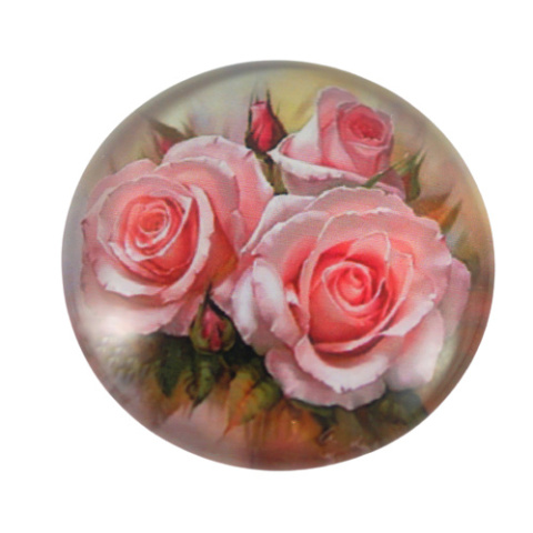 KABOSZON SZKLANY CZTERY RÓŻE18 mm