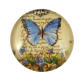 KABOSZON SZKLANY MOTYL 25 mm