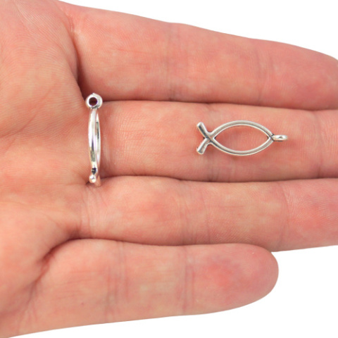 ZAWIESZKA METALOWA RYBA