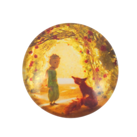 KABOSZON SZKLANY MAŁY KSIĄŻE 25 mm.