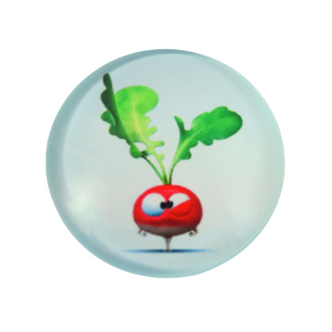 KABOSZON SZKLANY RZODKIEWKA 25 mm.