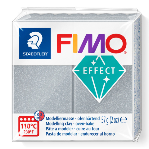 FIMO EFFECT SREBRNY METALICZNY-81