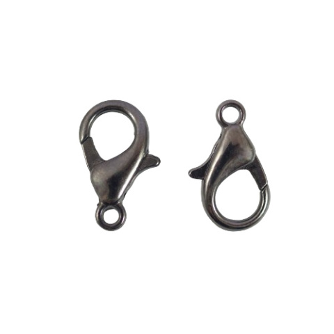 KARABIŃCZYKI KOLOR STALOWY 14 mm 4 szt.