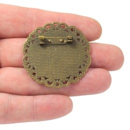 BAZA BROSZKI POD KABOSZON 25 mm.