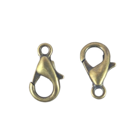 KARABIŃCZYKI STARE ZŁOTO 12 mm 4 szt.