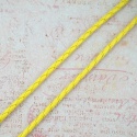 RZEMYK PLECIONY ŻÓŁTY