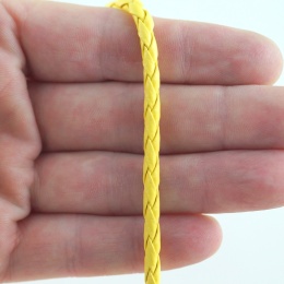 RZEMYK PLECIONY ŻÓŁTY