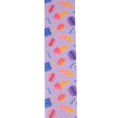 TASIEMKA WSTĄŻKA OZDOBNA LODY 2m