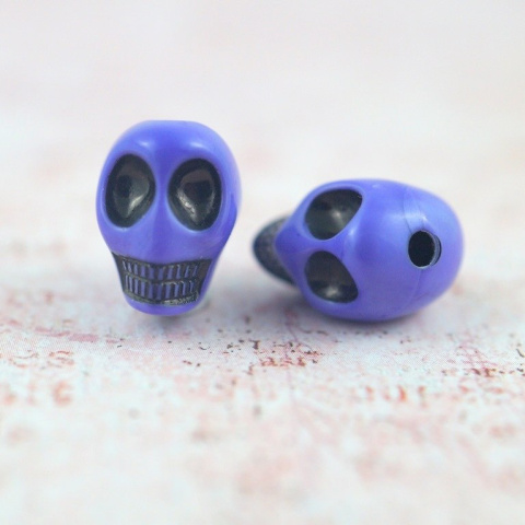 KORALIK CZASZKA FIOLETOWA 3 szt.