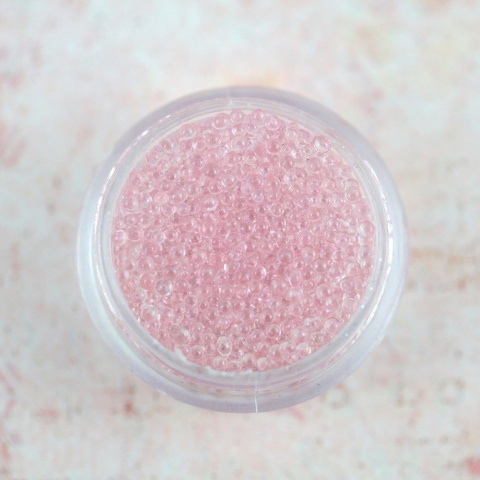 MIKROKULKI TRANSPARENTNE JASNORÓŻOWE 5 g.