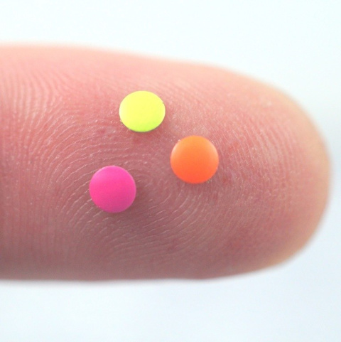 MINI KOLOROWE NEONOWE KÓŁECZKA