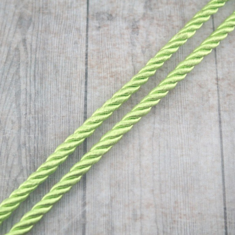 SZNUREK SKRĘCONY OZDOBNY JASNO ZIELONY