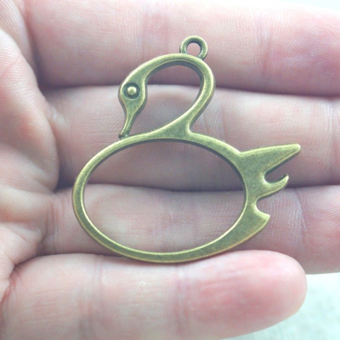 ZAWIESZKA ,RAMKA STARE ZŁOTO ŁABĘDŹ