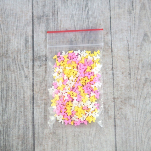 CUKIERKOWA POSYPKA KOLOROWE KOKARDKI 5 g.