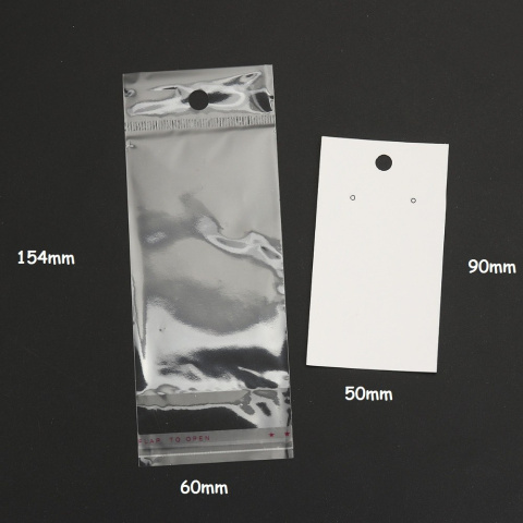 PALETKA NA PARĘ KOLCZYKÓW 4 szt.