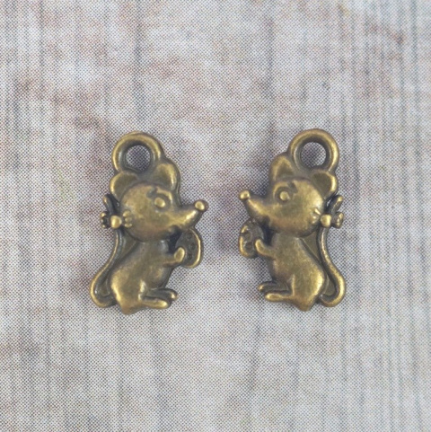 ZAWIESZKA MYSZKA STARE ZŁOTO